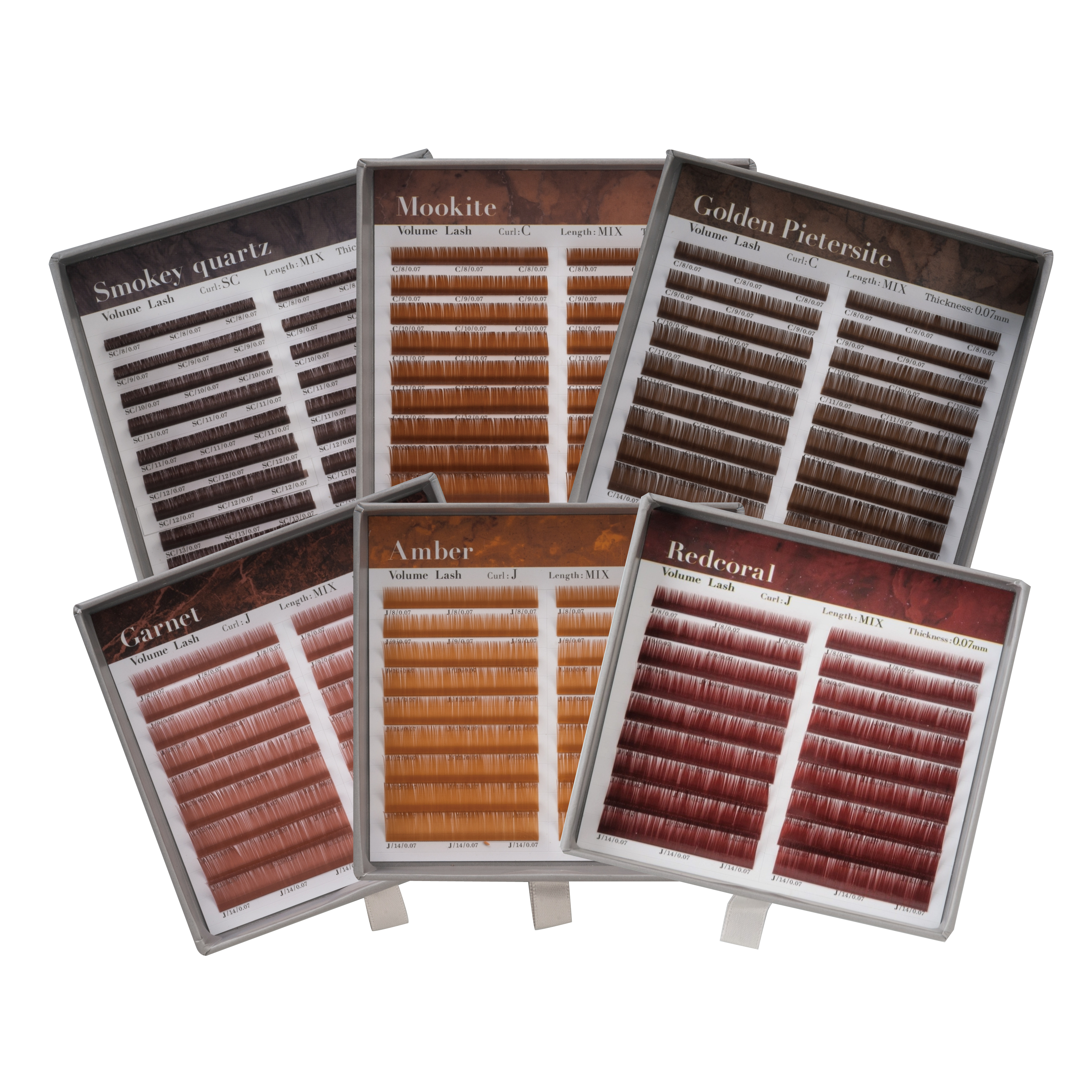 R-BROWN<br>ボリュームラッシュ<br>長さMIX