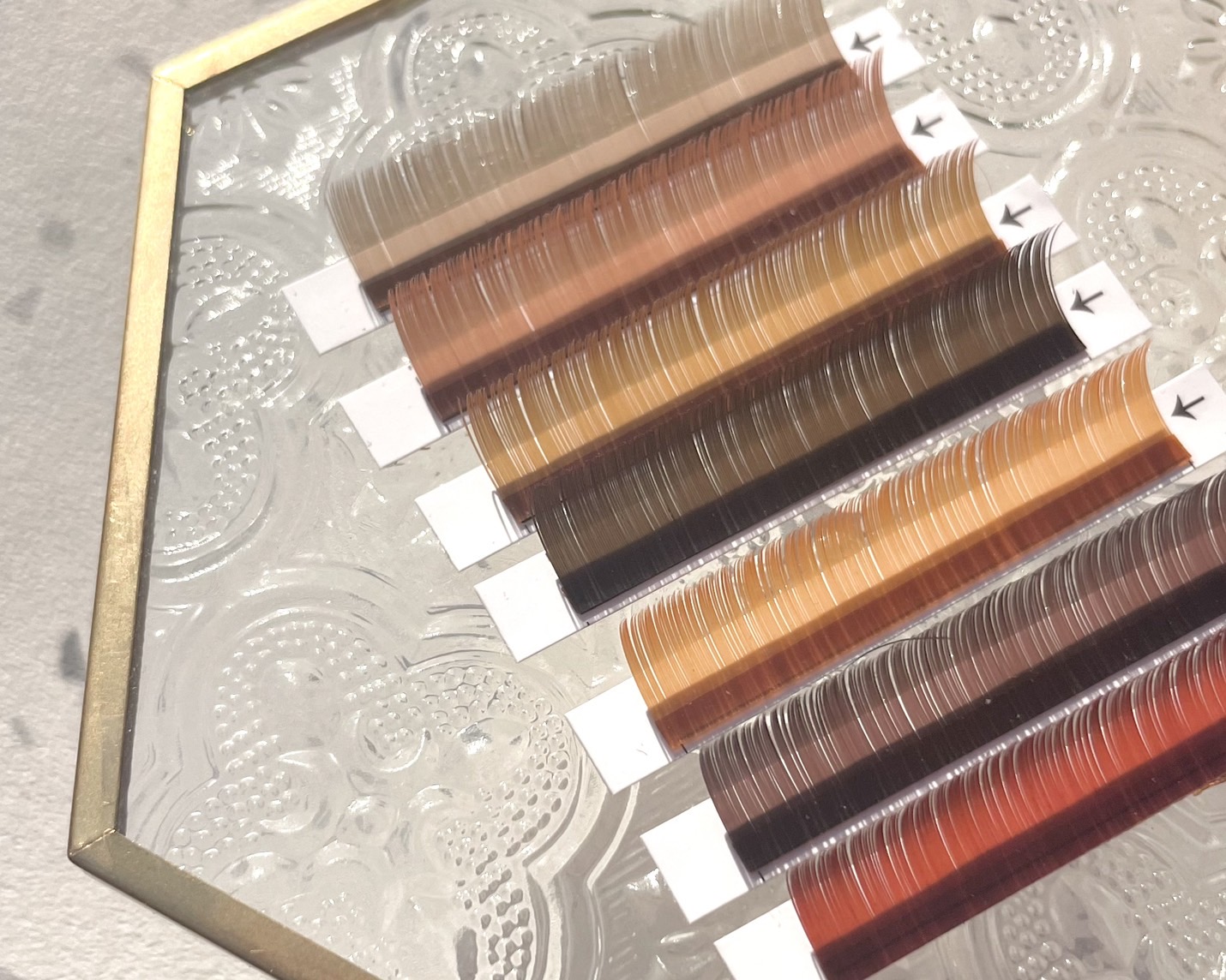 R-BROWN<br>Flat lash<br>ルチルクォーツ